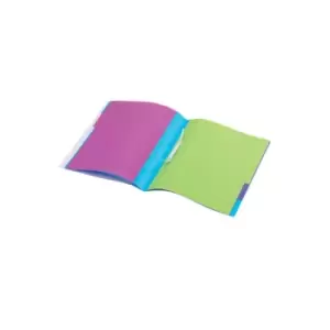 Image of Flat Bar File A4 With Five Coloured Sections Capacity 15mm - Outer carton of 15
