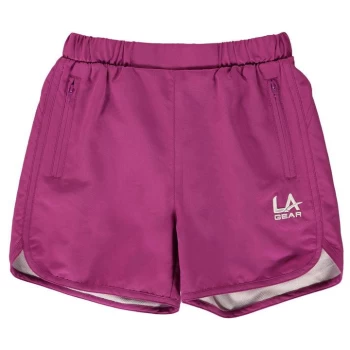 Image of LA Gear Woven Shorts Junior Girls - Purple