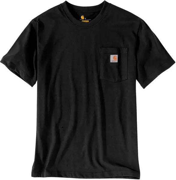 Image of Carhartt Workwear Pocket T-Shirt, black, Size M