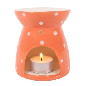 Image of Polka Splodge Orange Oil Burner