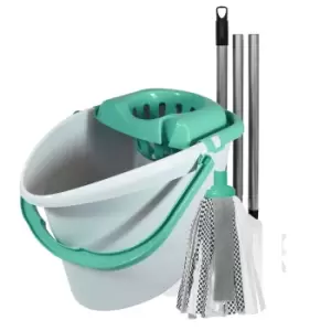 Image of Charles Bentley Brights Mop & Bucket Set - Mint Green