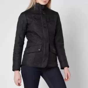 Image of Barbour Womens Cavalry Polarquilt Jacket - Black - UK 12