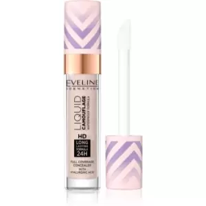 Image of Eveline Cosmetics Liquid Camouflage Waterproof Concealer with Hyaluronic Acid Shade 02 Light Vanilla 7,5 ml