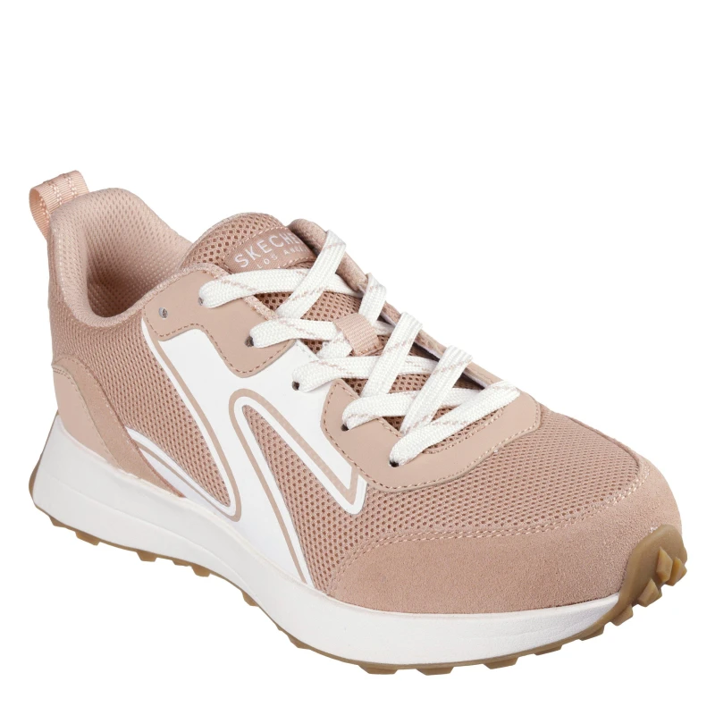 Image of Skechers Womens Gusto Classic Low-Top Trainers Tan female 2 (35)
