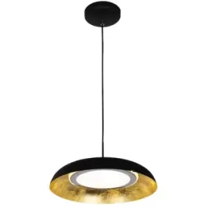 Image of Cristal Gan LED Pendant Light 12W 4000K 840lm Black