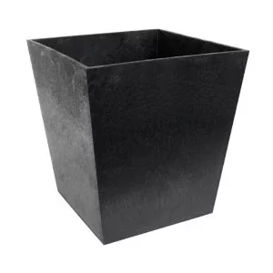 Image of Primeur Sonata Slate Plain Square Plant Pot (Dia)30Cm