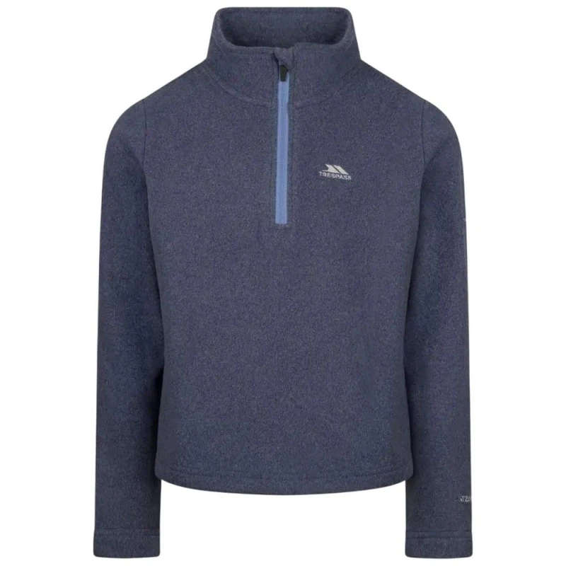 Image of Trespass Nollan boys's Children's fleece jacket in Blue