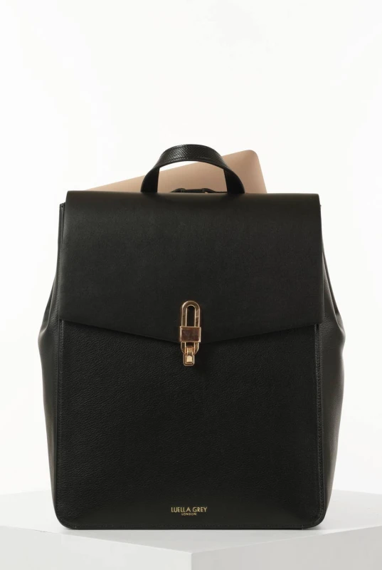 Image of Luella Grey Womens 'Hilda' Laptop Rucksack in Black Female