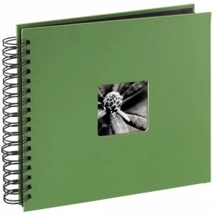 Image of Hama Fine Art Spiralbound Album 28 x 24cm 50 Black pages Apple-green