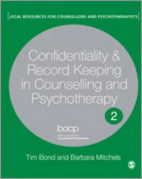 Image of Confidentiality and Record Keeping in Counselling and Psychotherapy by Tim Bond Book