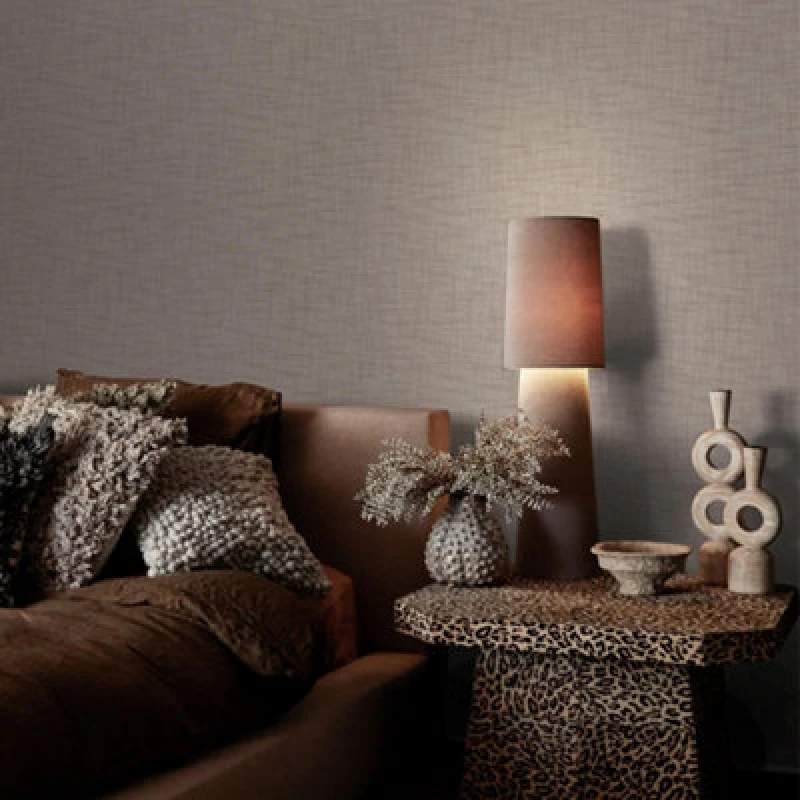 Image of Abigail Ahern Weathered Linen Stone Wallpaper
