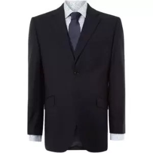 Image of Howick Tailored Howard Fine Herringbone Suit Jacket - Blue