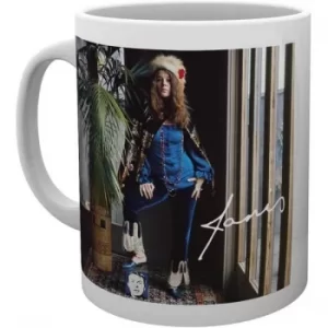 Image of Janis Joplin Wolman Colour Ceramic Mug