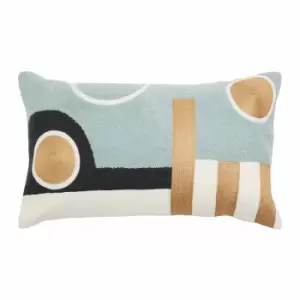 Image of Interiors By Ph 50 X 30Cm Rectangular Cushion Multi-colour