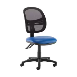 Image of Dams MTO Jota Mesh Medium Back Operators Chair with No Arms - Nero Black Vinyl