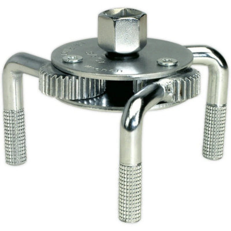 Image of Loops Knurled Oil Filter Claw Wrench - 3/8" & 1/2" Sq Drive - 65mm to 110mm Capacity Multi