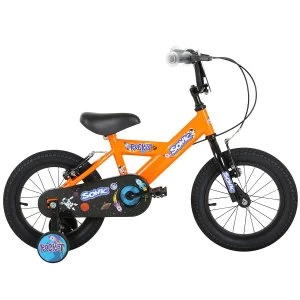 Image of Sonic Boys Rocket 14" Wheel Bike - Orange/Black