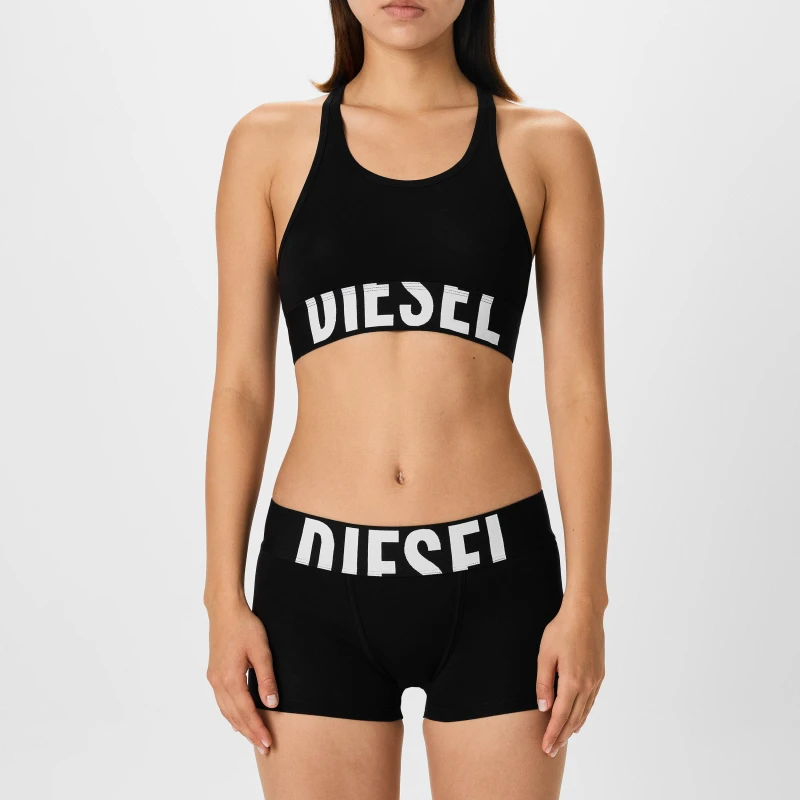 Image of Diesel Racerback Bralette Cropped T-Shirts 8 White 64871127310