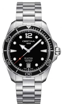 Image of Certina Mens Ds Action Chronometer Stainless Steel Watch