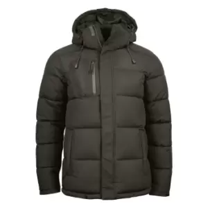 Image of Clique Mens Colorado Padded Jacket (S) (Dark Grey)