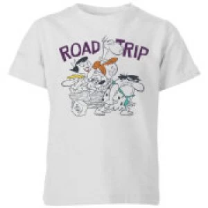 Image of The Flintstones Road Trip Kids T-Shirt - Grey - 9-10 Years