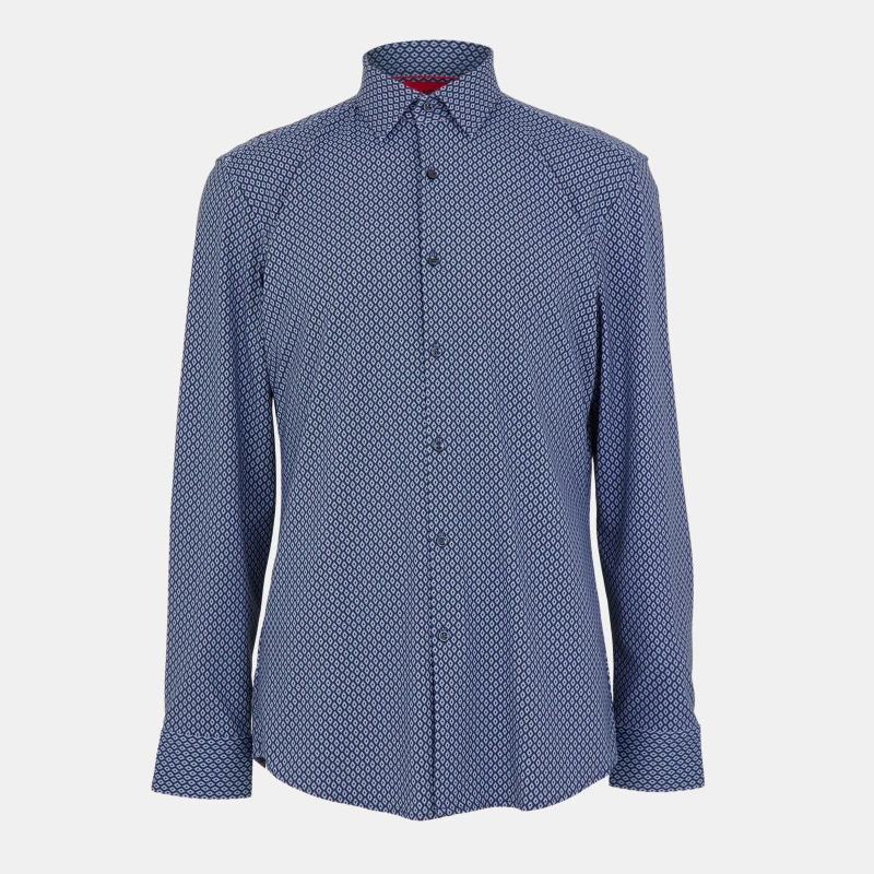 Image of Hugo Kenno Shirt Dark Blue male 15 inch