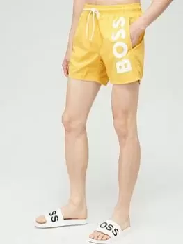 Image of Boss Octopus Swim Shorts - Yellow