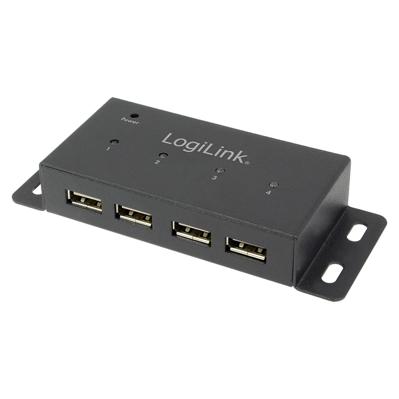 Image of LogiLink UA0141A interface hub 480 Mbps Black