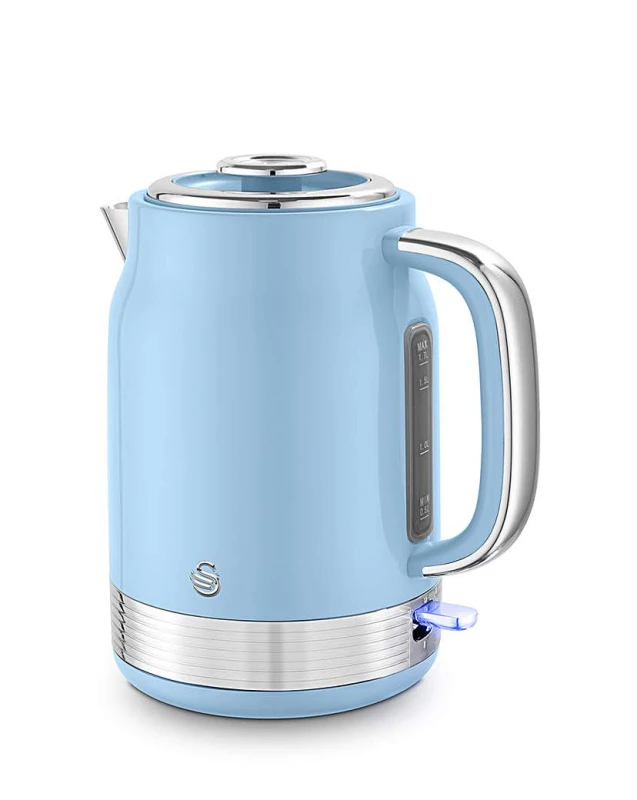 Image of Swan Swan Retro Revive Jug Kettle Blue Blue - Swan Blue SV08401