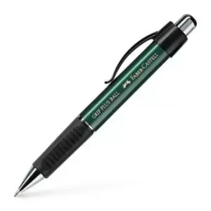 Image of Faber-Castell Office Metallic Green Grip Plus Ball Pen