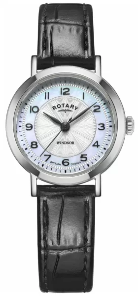 Image of Rotary LS05420/68 Womens Windsor Mother-of-Pearl Dial Watch