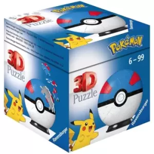 Image of Ravensburger Pokemon Great Ball 3D Jigsaw Puzzle - 54 Pieces