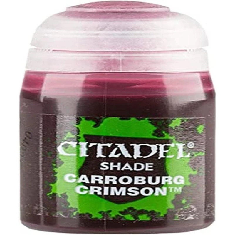 Image of Citadel Games Workshop Colour Shade: Carroburg Crimson (18ml) Paint Multi