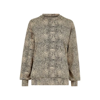 Image of Mela London Printed Sweatshirt - Brown