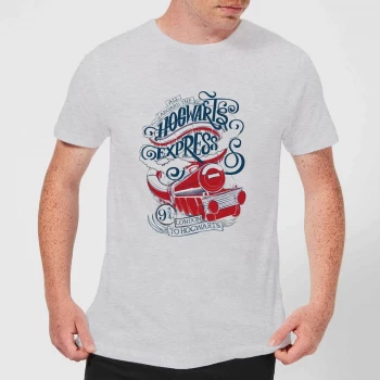 Image of Harry Potter Hogwarts Express Mens T-Shirt - Grey - XS - Grey