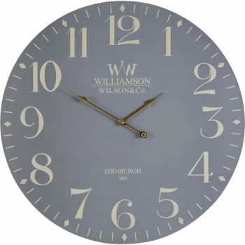 Image of Classical Grey Wall Clock - Premier Housewares