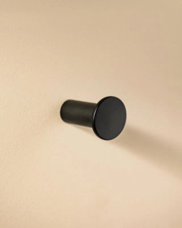 Image of Cosmic ''Hook' made of Stainless Steel with Screws & Black Finish Black