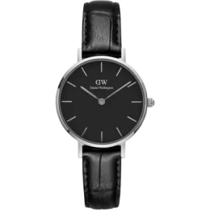 Image of Ladies Daniel Wellington Petite 28 Reading S Black Watch