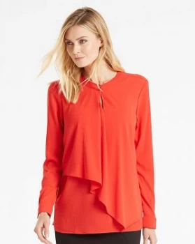 Image of I.Scenery Key Hole Blouse