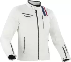 Image of Segura Braddy Motorcycle Textile Jacket, white, Size S, white, Size S