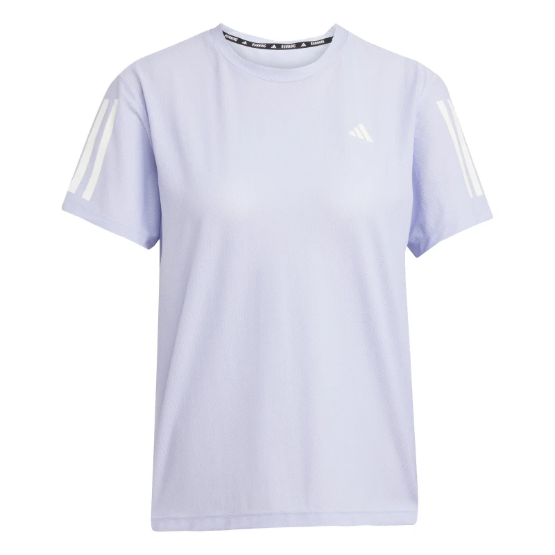 Image of adidas Own The Run T-Shirt Womens Violet Tone female 8 (XS)