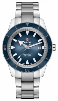Image of RADO XL 'Captain Cook' Automatic Blue R32105203 Watch