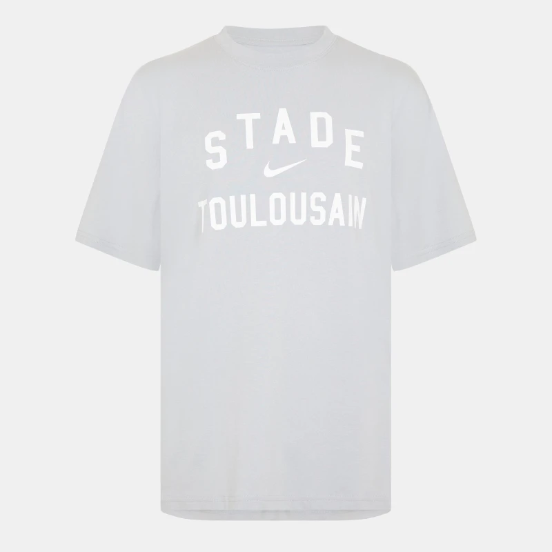 Image of Nike Stade Toulousain Print T-Shirt 2025 2026 Mens Wolf Gry/Wht male S