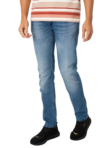 Image of HUGO 708 Slim Jeans Medium Blue 34W x 32L
