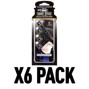 Image of Yankee Candle Midsummers Night Vent Stick Pack of 6