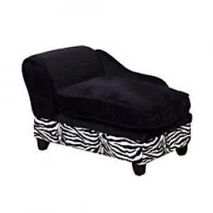 Image of PawHut Pet Sofa Black, White 340 mm x 570 mm x 360 mm