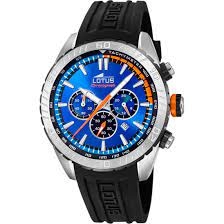 Image of Lotus Blue and Black Chronograph Watch - L18679/4 - multicoloured