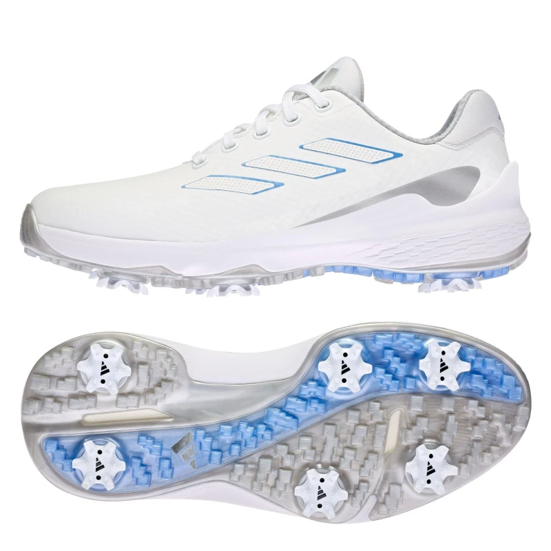 Image of adidas ZG23 Lightstrike Golf Shoes Womens - White White 4