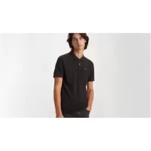 Image of Levis Slim Housemark Polo Bright Whi - Black
