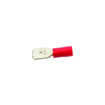 Image of Connect - Wiring ors - Red - Male Blade - 6.3mm - Pack Of 100 - 30137